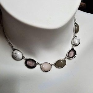 Loft Stone & Glass Choker Necklace